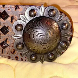 Country thunder festival rodeo Authentic Arohoe Belt Swarovski crystals Western